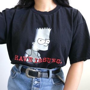Bart Simpson “I have issues” shirt